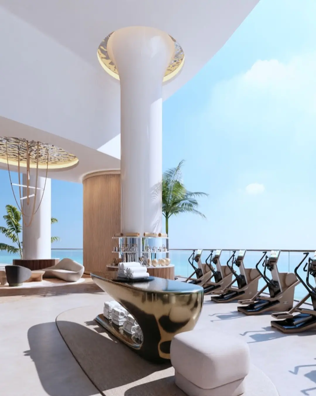 Zona de ocio de la promoción Bentley Residences